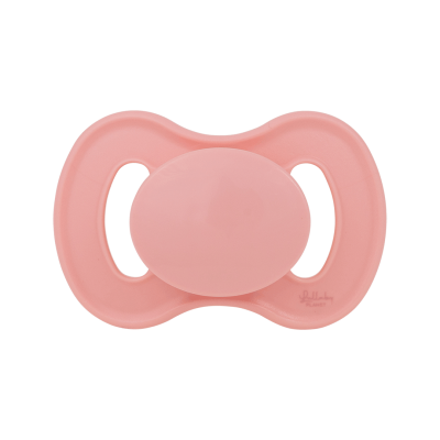 Tétine Ronde Rose Corail 6-18M