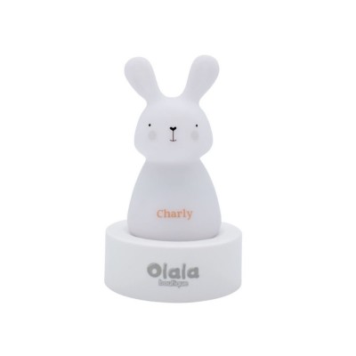 Veilleuse Lapin Charly Blanc