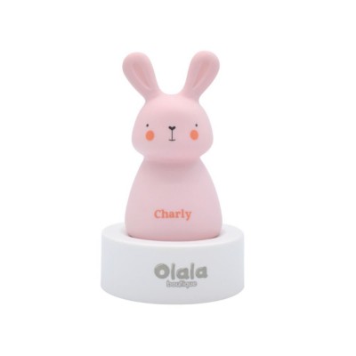 Veilleuse Lapin Charly Rose